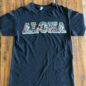 ALOHA Black Risqué print size Medium AMMDI good condition